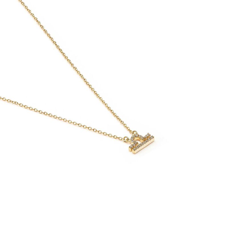 Silk & Steel Libra Necklace image number 2